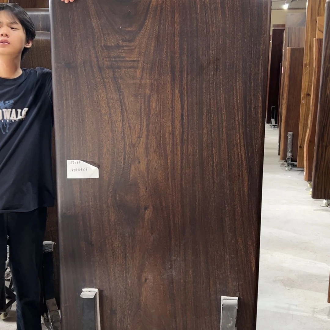【闪购商品】木?南美胡桃木大板167-86-6无支架
