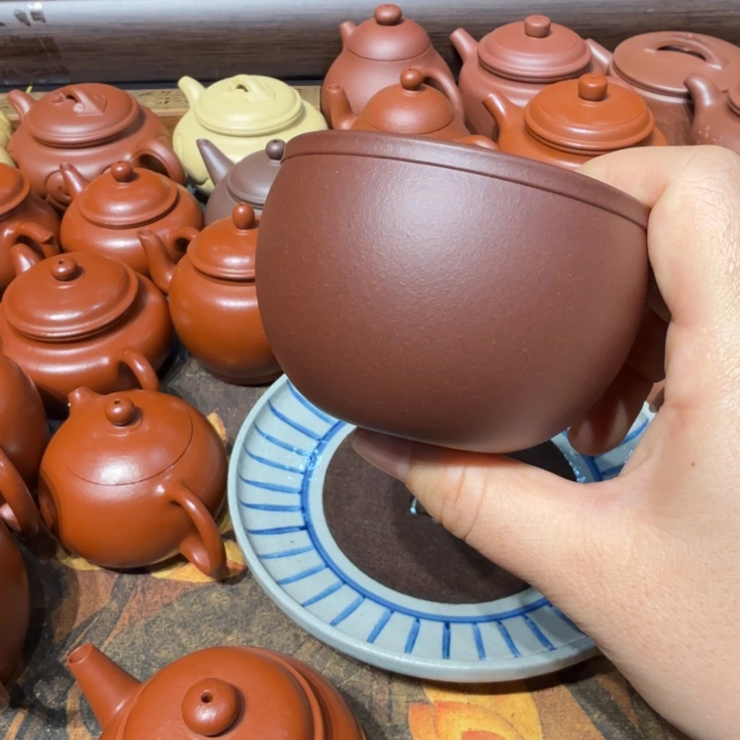 茶壶紫砂紫泥主人杯