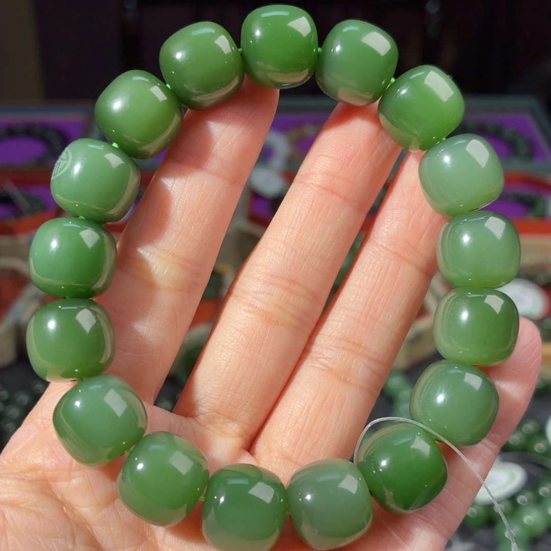和田玉（碧玉）未镶嵌手串