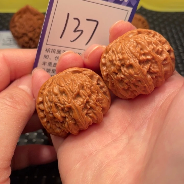 文玩核桃把件40狮子头137