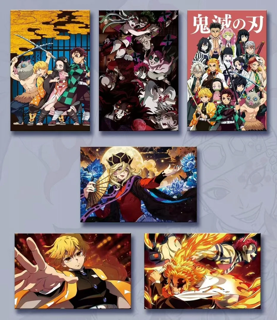 【拆包】卡酷文创《鬼灭之刃》鬼灭之刃色纸系列吧唧图案潮玩盲盒