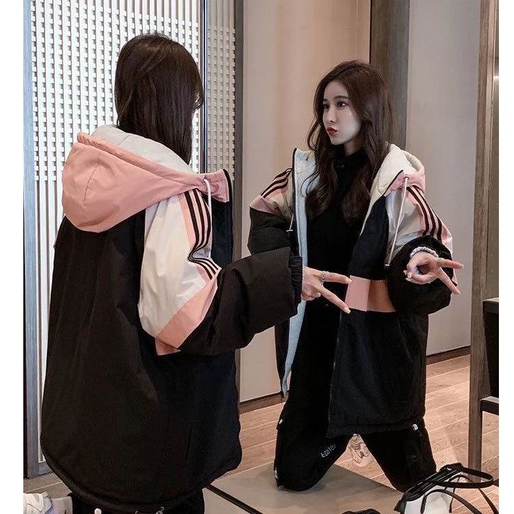 2025潮爆新款韩版宽松双面穿棉服派克服 秋冬必备 学生党挚爱之选