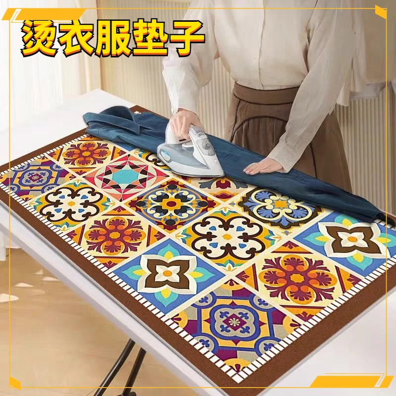 熨烫垫烫衣垫家用可折叠加厚烫衣服熨斗垫板挂烫机桌垫隔热布便携