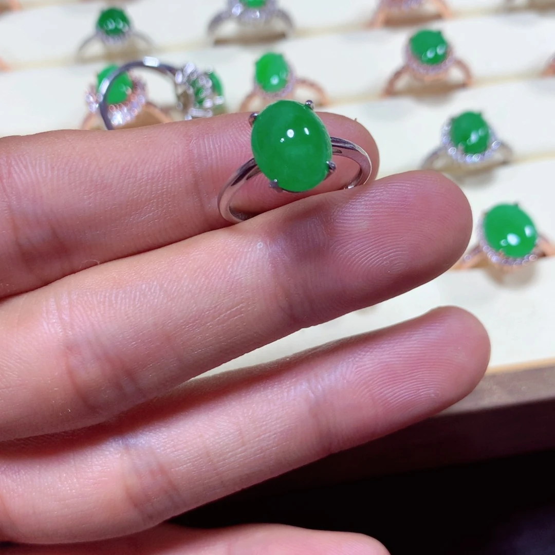 【闪购商品】翡翠戒指未镶嵌随**动翡翠戒指