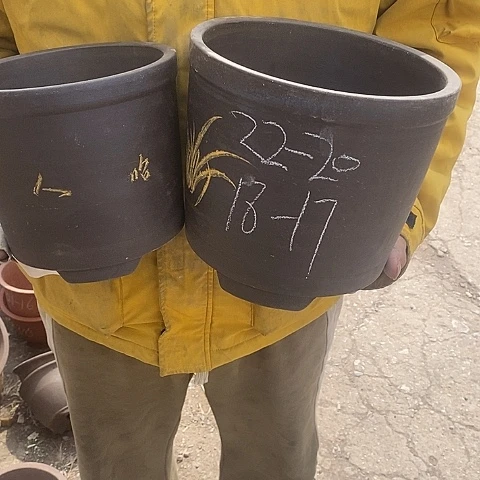 中国宜兴紫砂花盆，