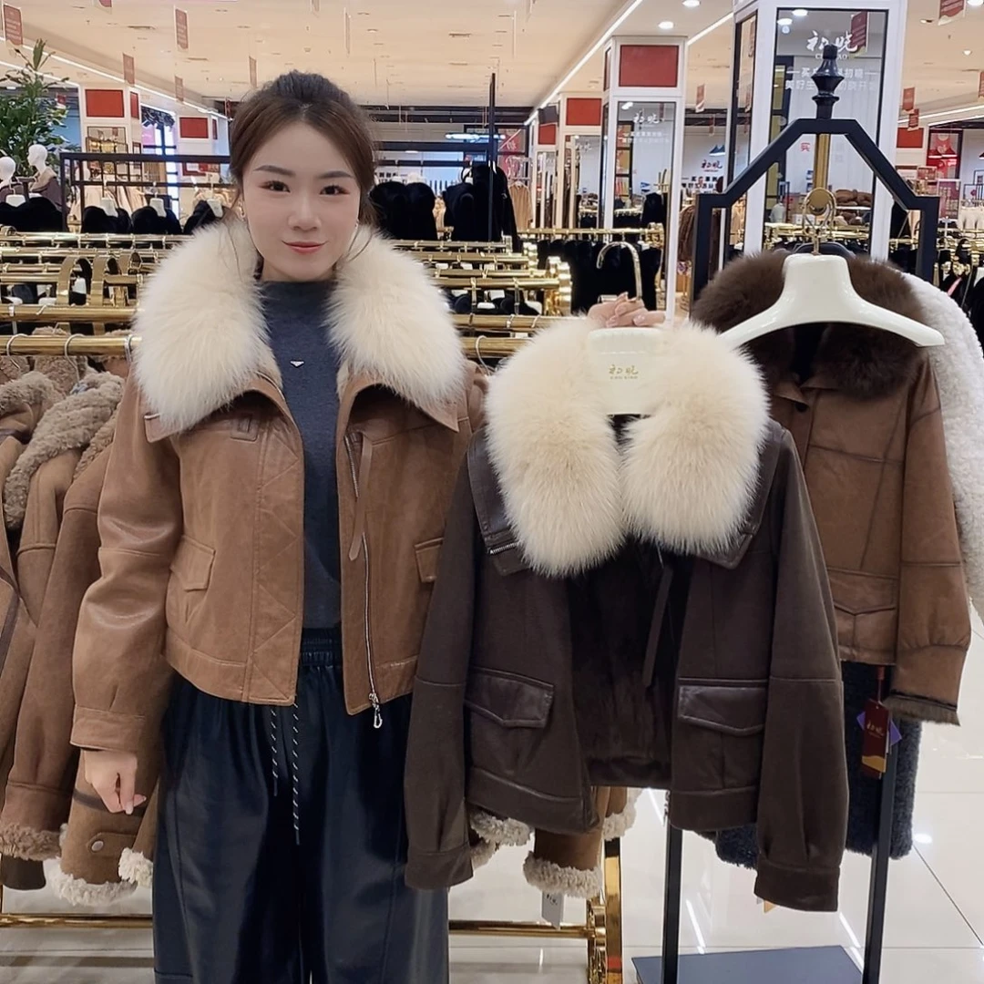 闪1 兔毛外套 初晓皮草