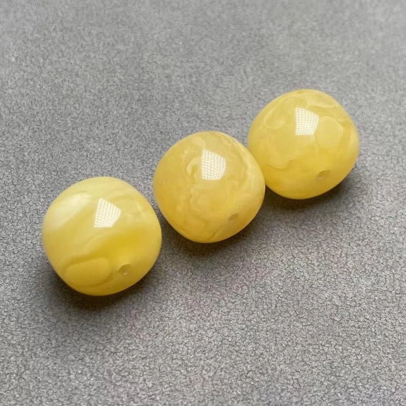 时尚DIY配饰满腊黄色老型14㎜多样性发其一