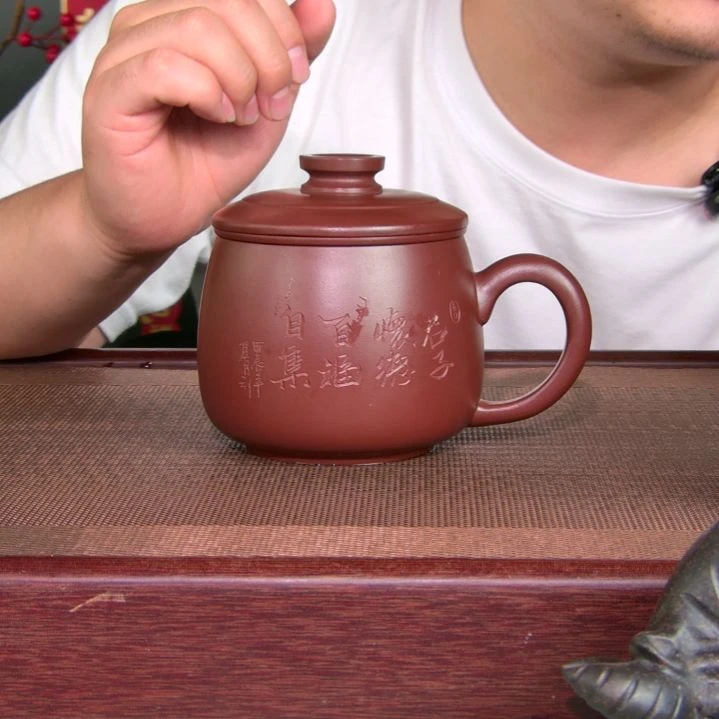 茶杯紫砂高货放漏