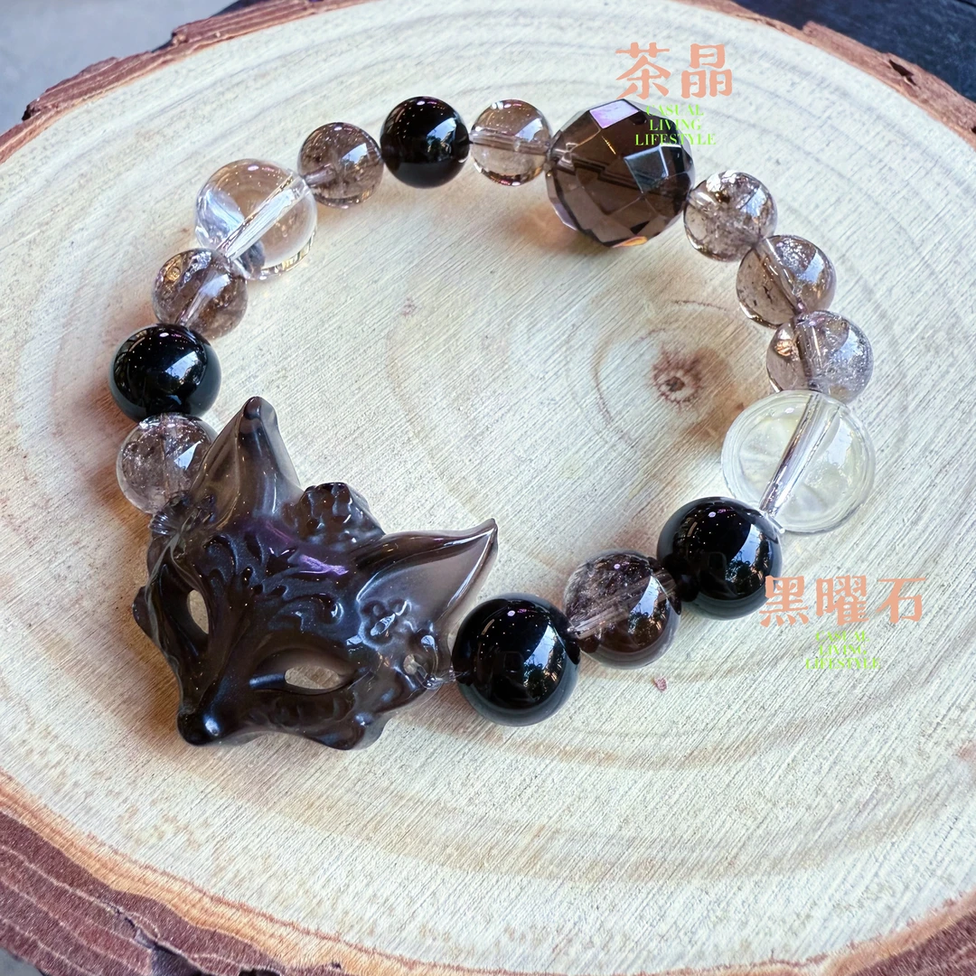 【十六珠宝】无忧渡｜茶晶10mm设计款LY441多样性发一