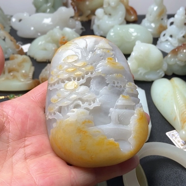 和田玉挂件未镶嵌