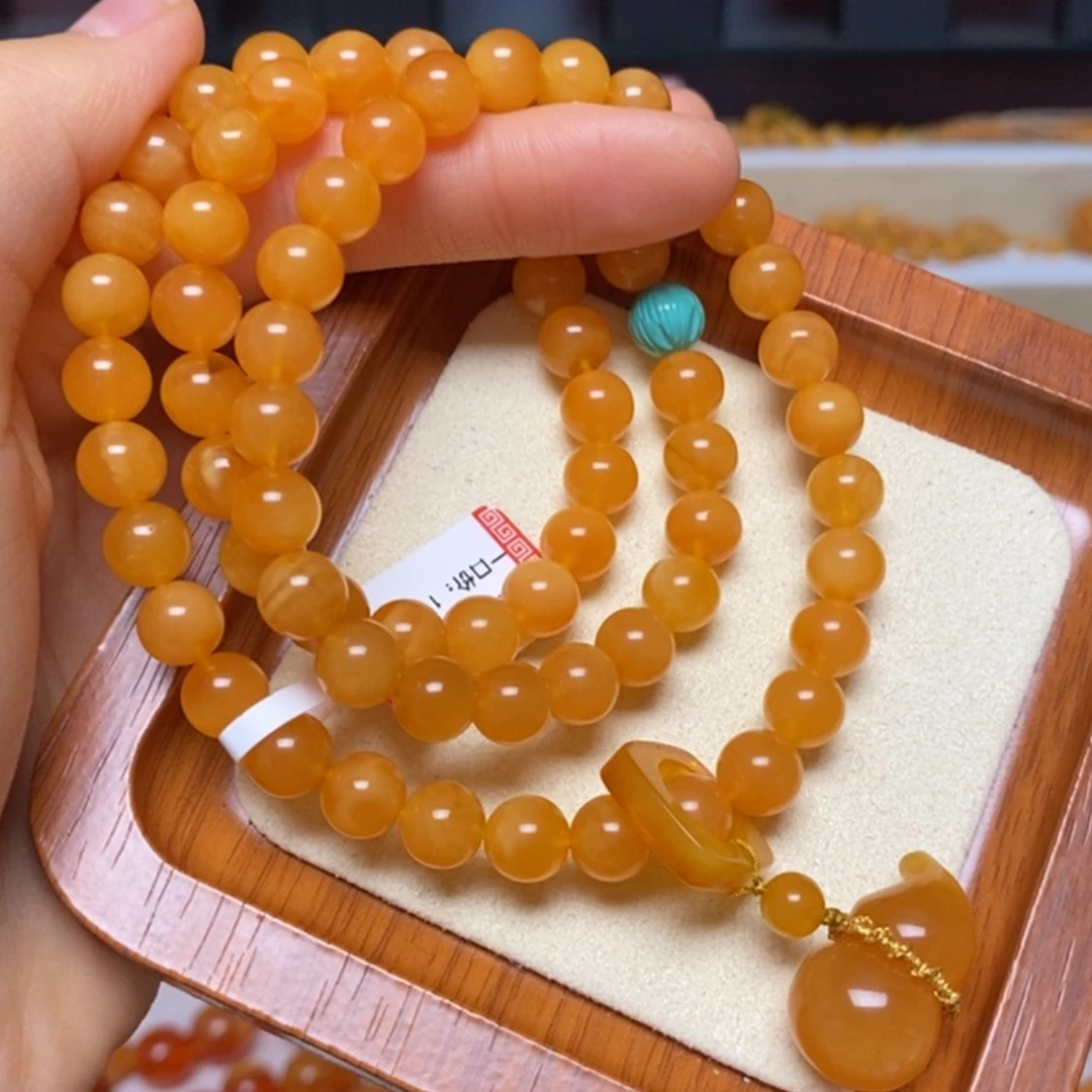 【闪购商品】未镶嵌蜜蜡手链手串