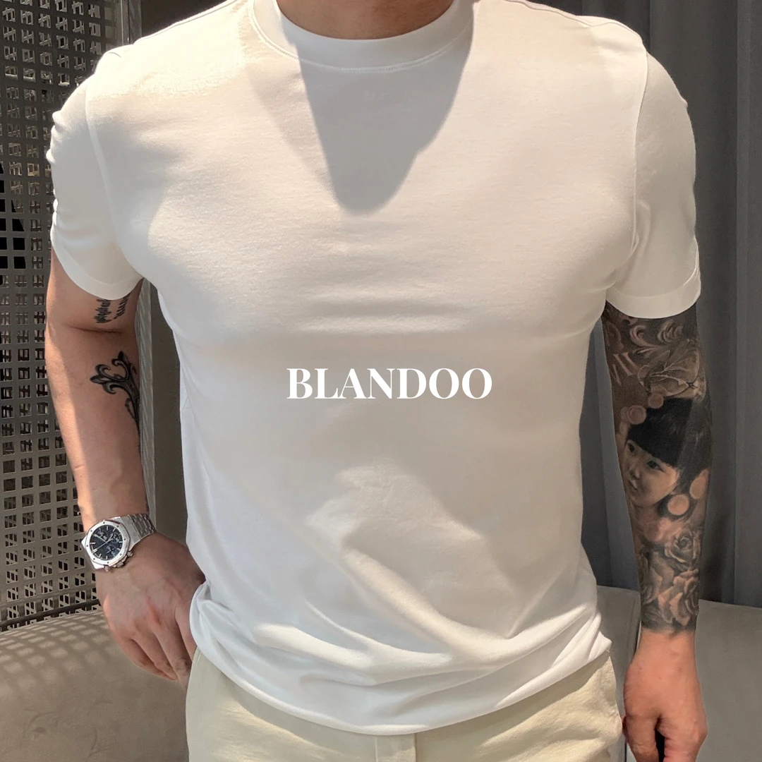 BLANDOO  “抗皱亲肤”  轻奢高品质净版短袖T恤DM0BD61