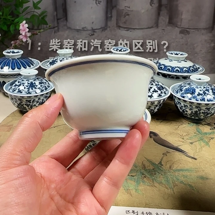 手工手绘真柴窑景德镇