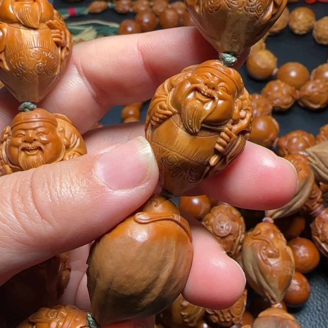 霸***哥橄榄核手串/手链2.3包衣财神