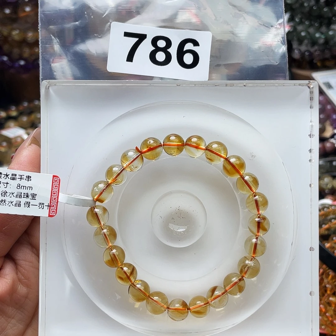 水晶手串786。未镶嵌