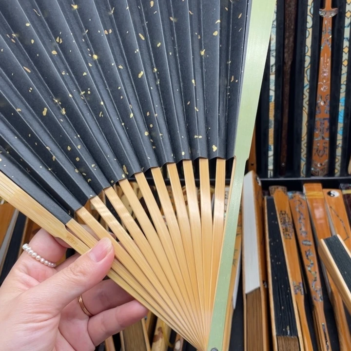 扇子永青竹单青马牙