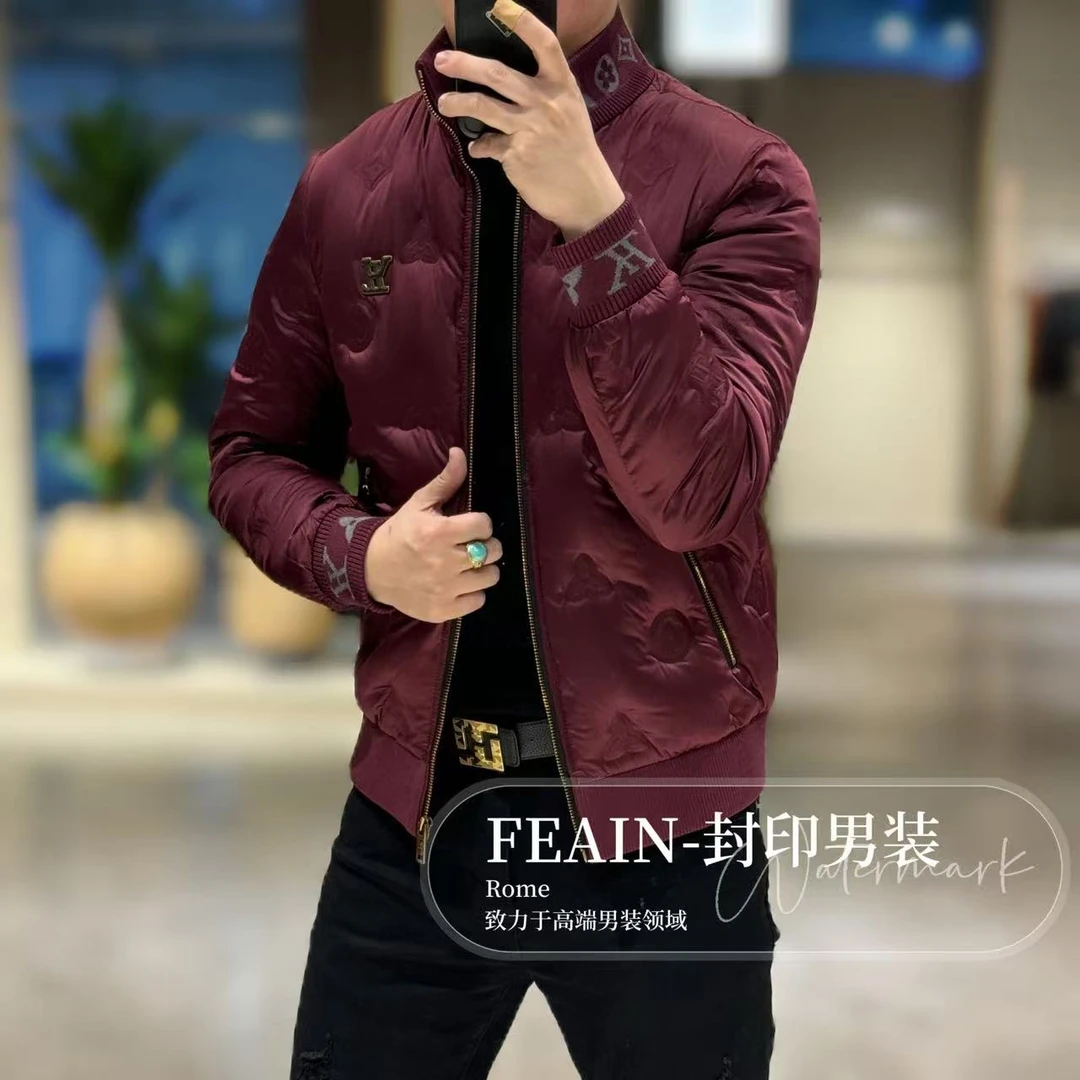 高端定制男士立体定位锁绒工艺羽绒服8866