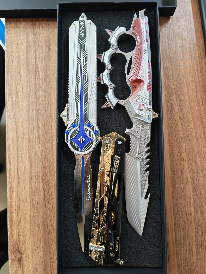 三角洲周边模型北极星信条影峰蝴蝶刀礼盒