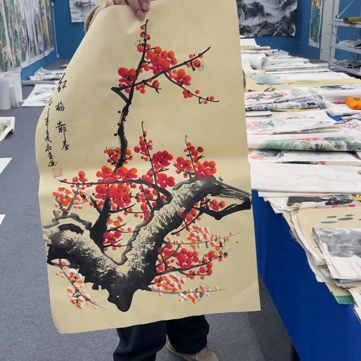 国画宣纸纯手绘字画