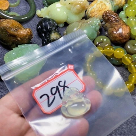 未镶嵌蛇纹石玉手链