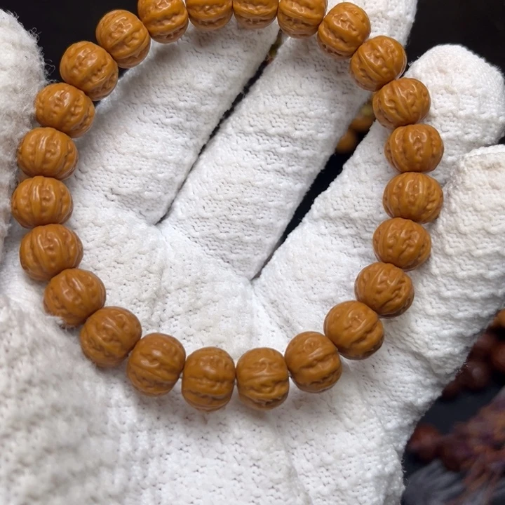 猴头核桃把件八棱