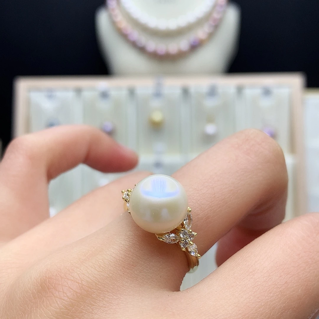 淡水珍珠颈饰合金