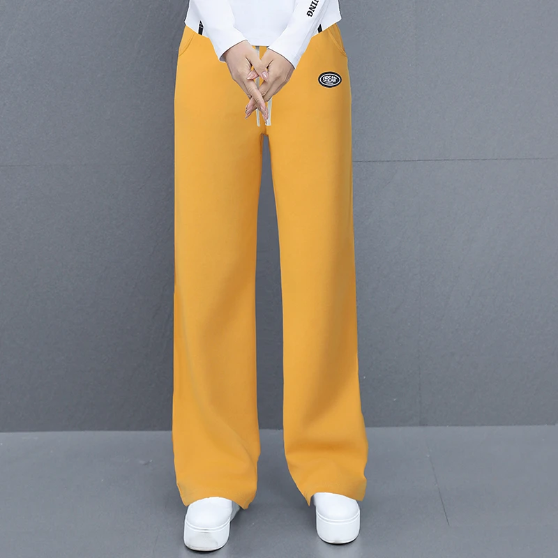 2025秋新款运动健身修身裤子棉窄版直筒裤