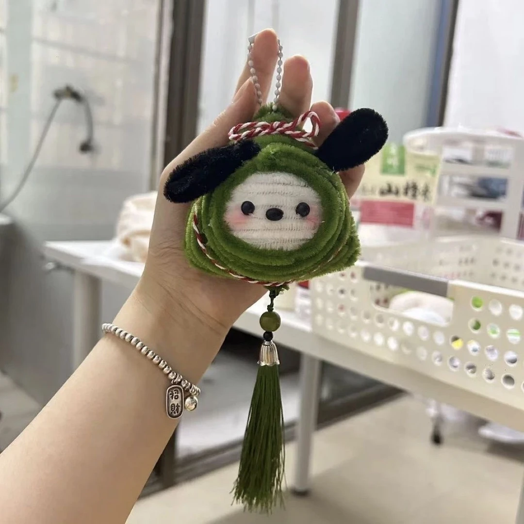 DIY粽子帕恰狗扭扭棒手工diy材料包挂件端午节送情侣闺蜜节日礼物
