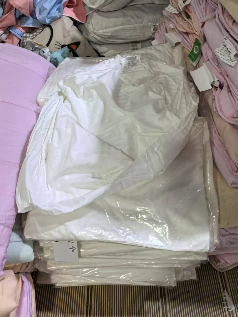 《厚广家》3楼140×190白色全棉床垫套 发1张，发黄 中号