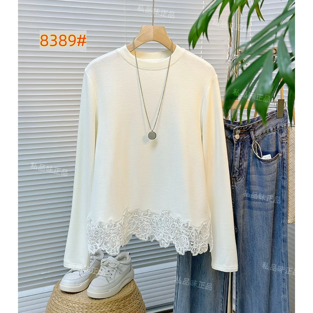 【美丽小衫】秋冬德绒新款内搭打底衫女款爆款2025新款上衣