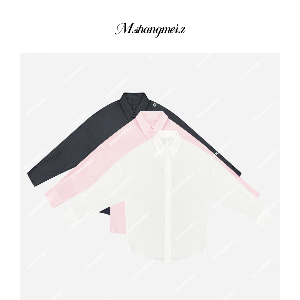 M.SHANGMEI.Z/沐熙【宣纸衬衫】美大哥简约舒适百搭时尚衬衫X052471