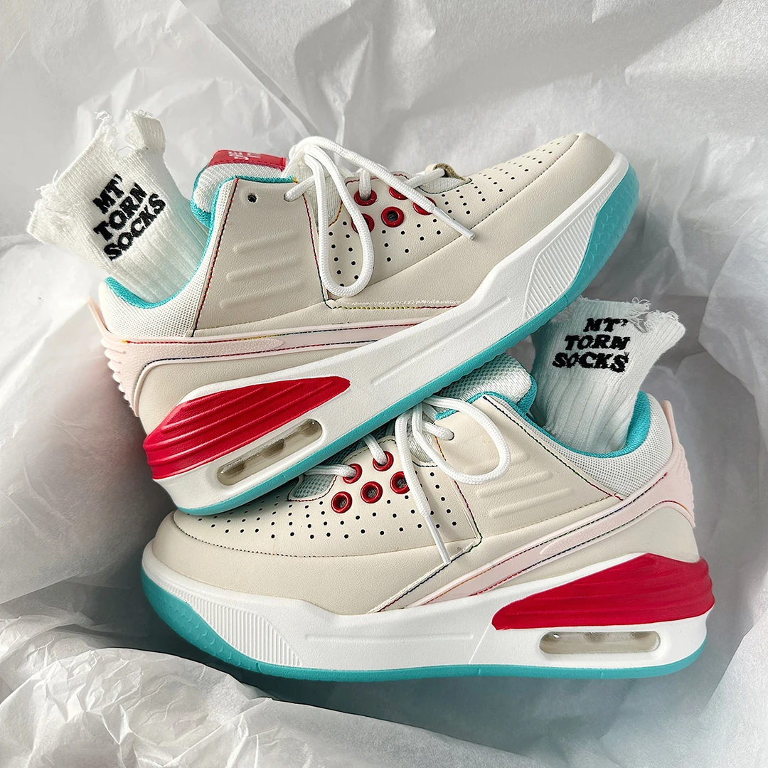 鞋子女款爆款2025新款ins潮流气垫学生篮球跑步鞋休闲情侣老爹鞋