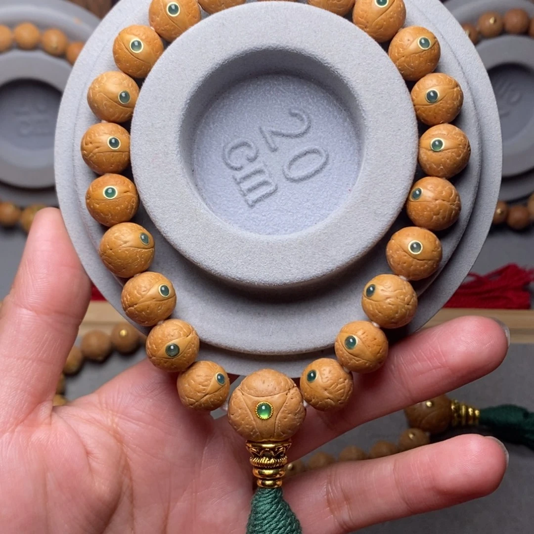 凤眼菩提手串12mm➕绿