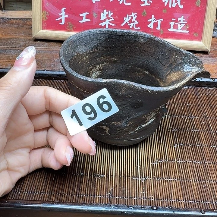 纯手工制作粗陶茶具