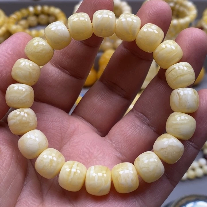 琥珀未镶嵌手链手串