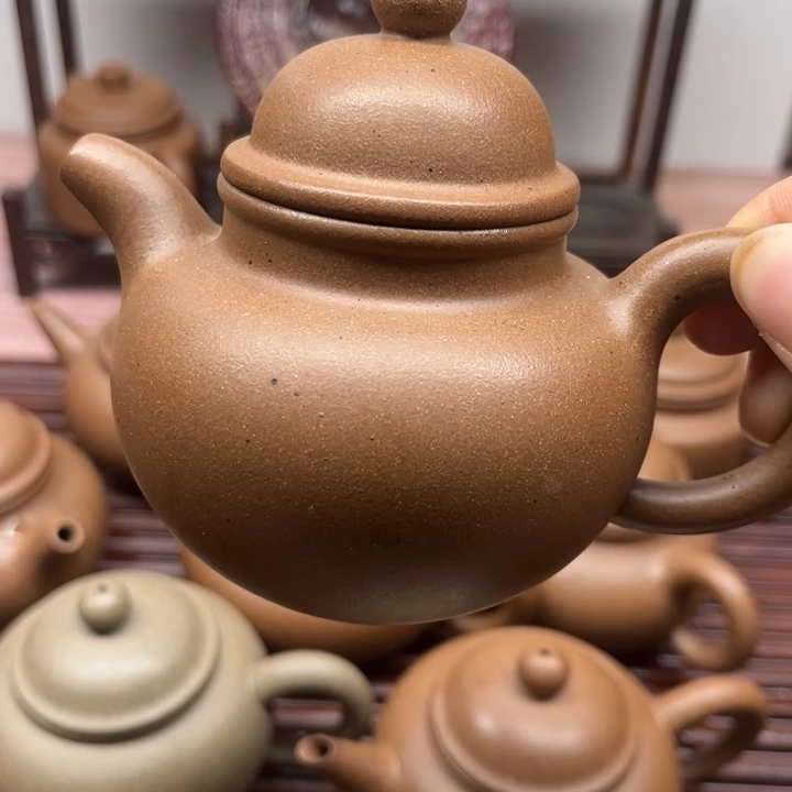 紫砂茶壶风*青段高温退火多球