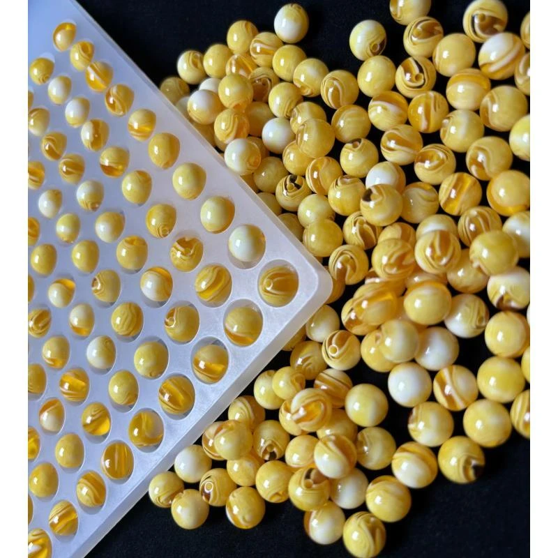 黄妖花卡10mm 卡8mm散珠