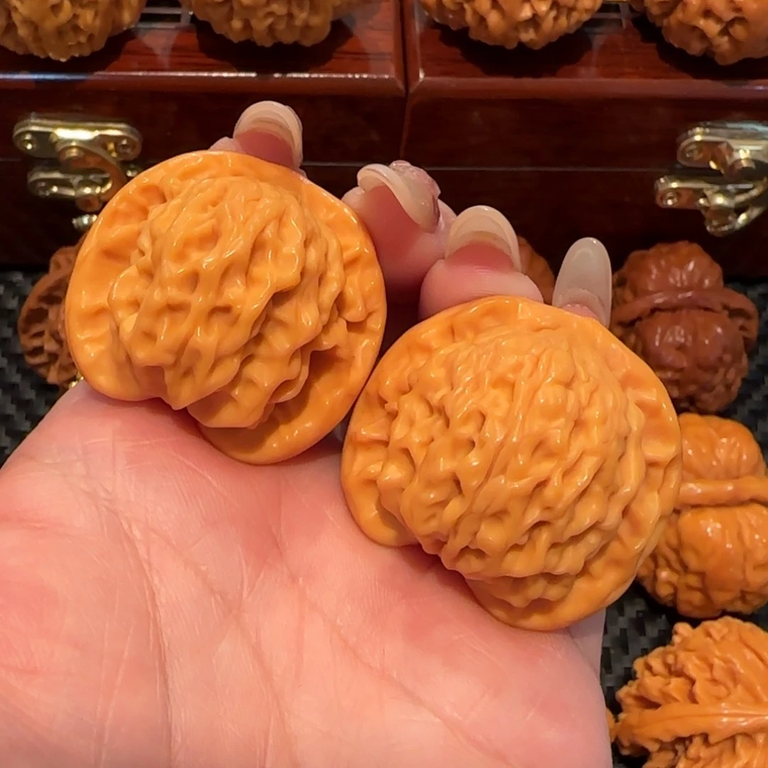 文玩核桃吊坠粗筋盘山35精品2623