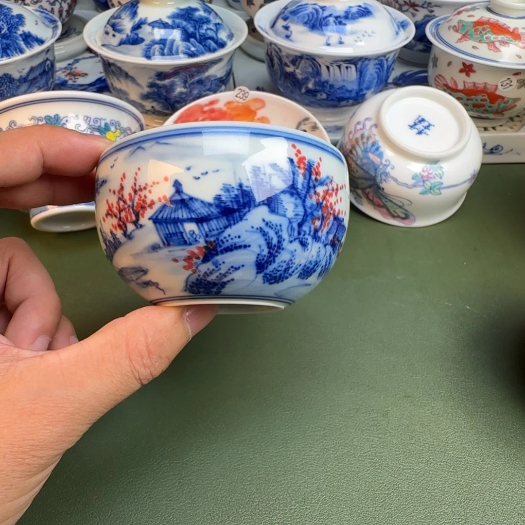 纯手工纯手绘茶具245