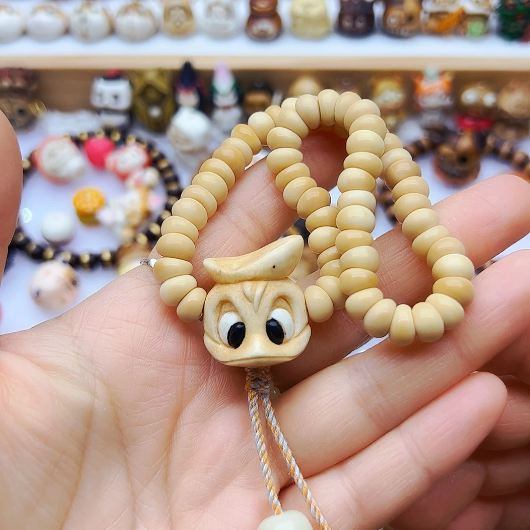 白玉菩提手串手工打磨手链