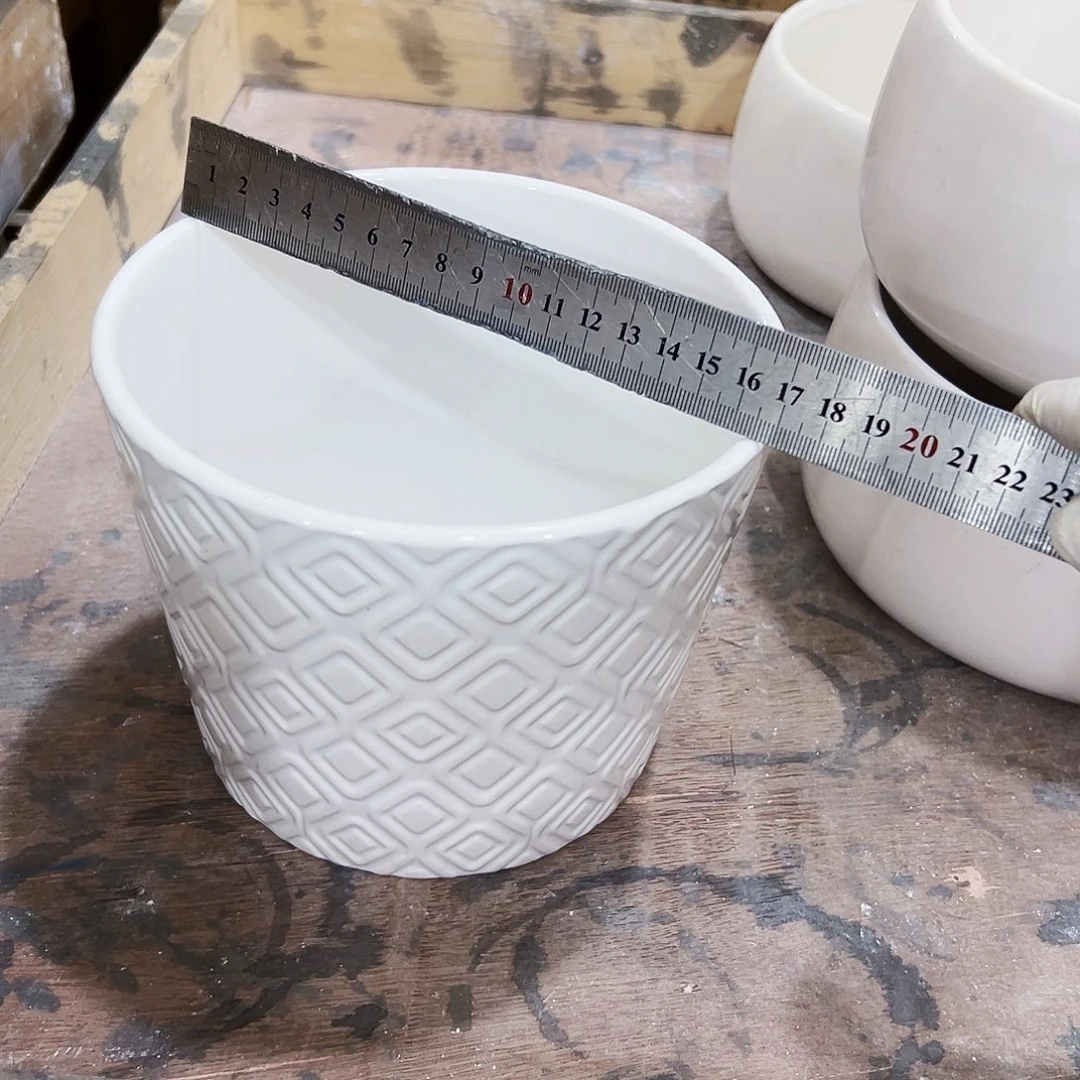 有孔，外贸尾单陶瓷花盆凑单10米包邮