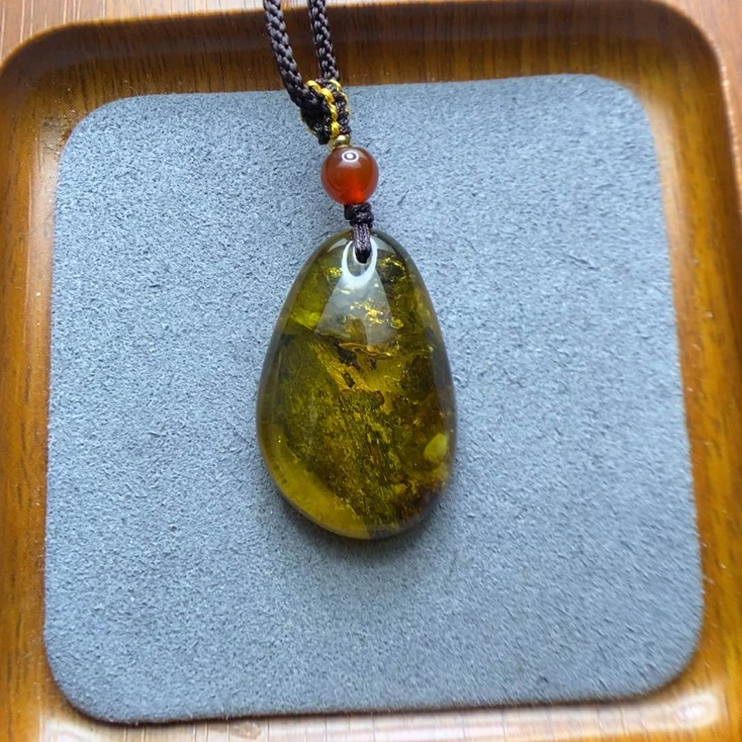 蜜蜡颈饰未镶嵌郎