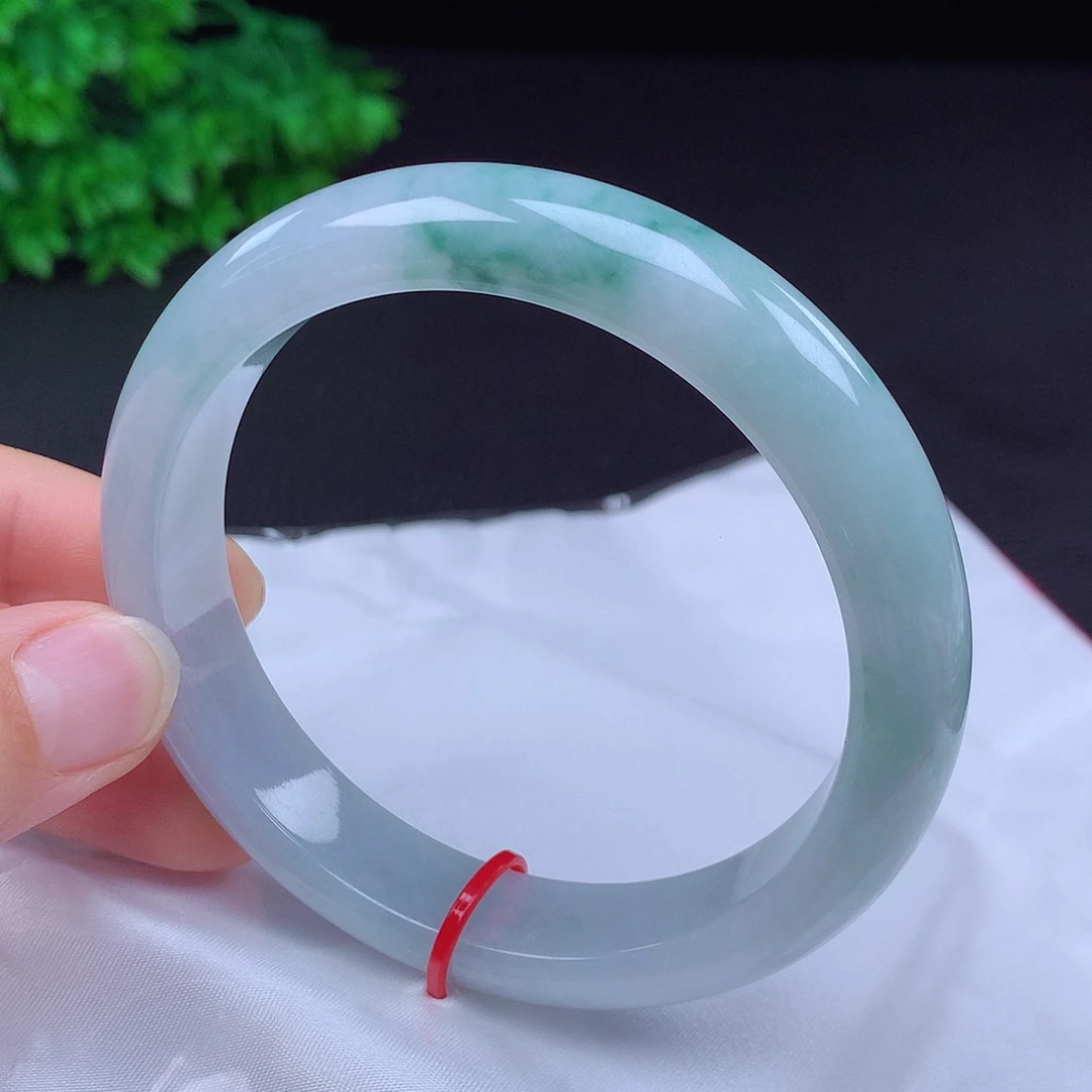 翡翠未镶嵌手镯61圈432212