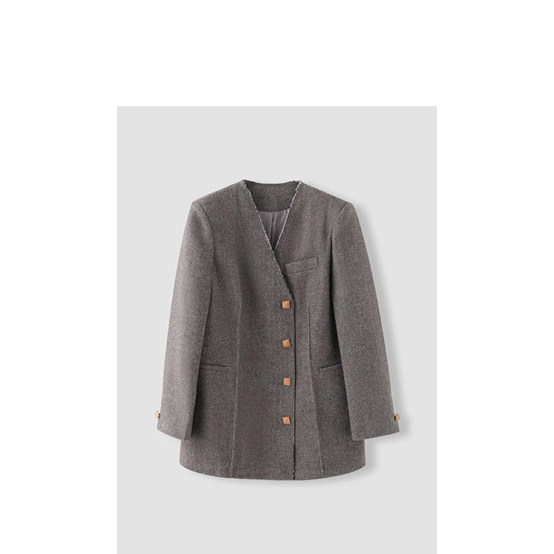 特惠来袭 韩系温柔纯色时尚外套 多色 AXZH112X