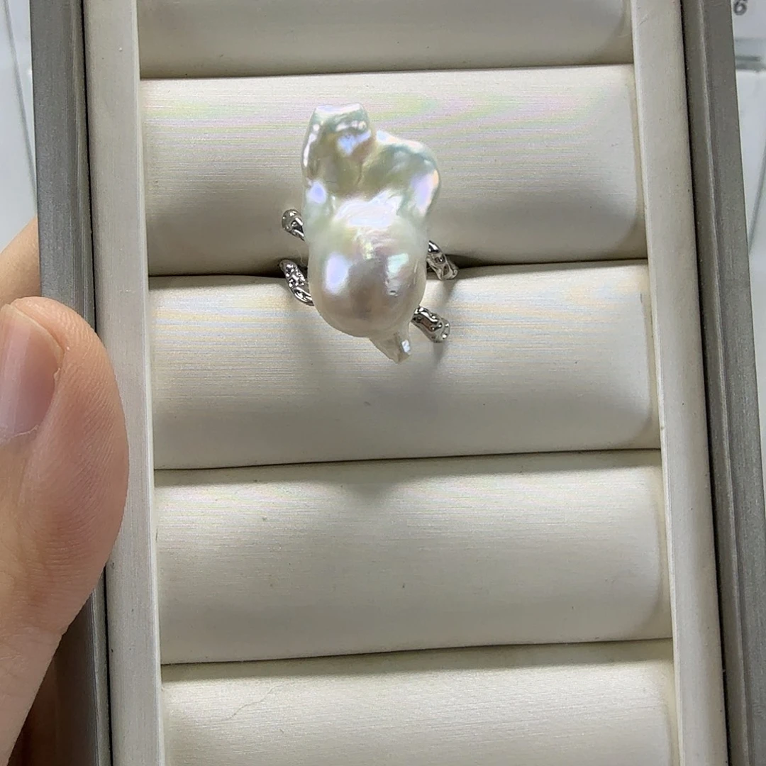 淡水珍珠未镶嵌戒指