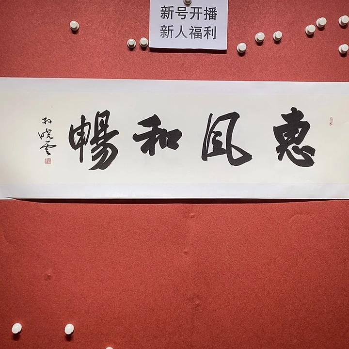 书法惠风和畅直播大漏