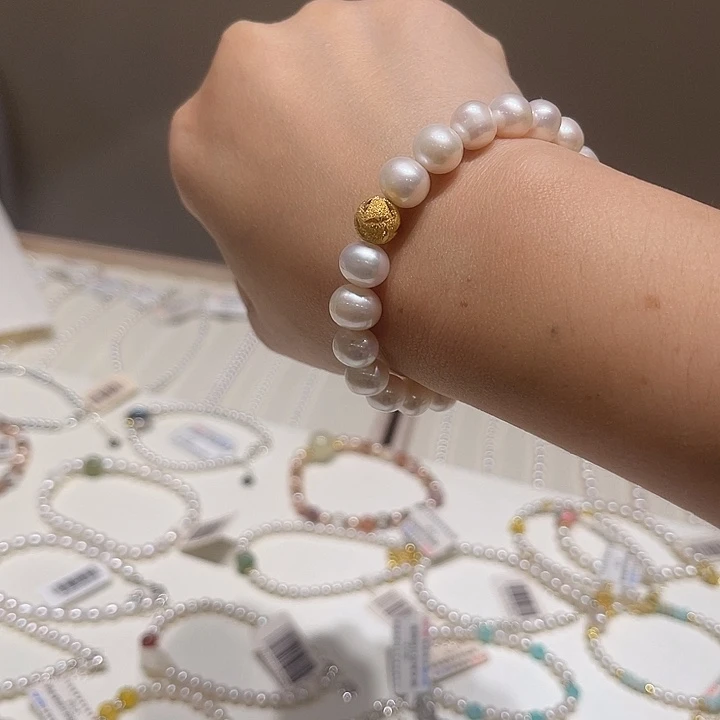 淡水珍珠未镶嵌耳钉