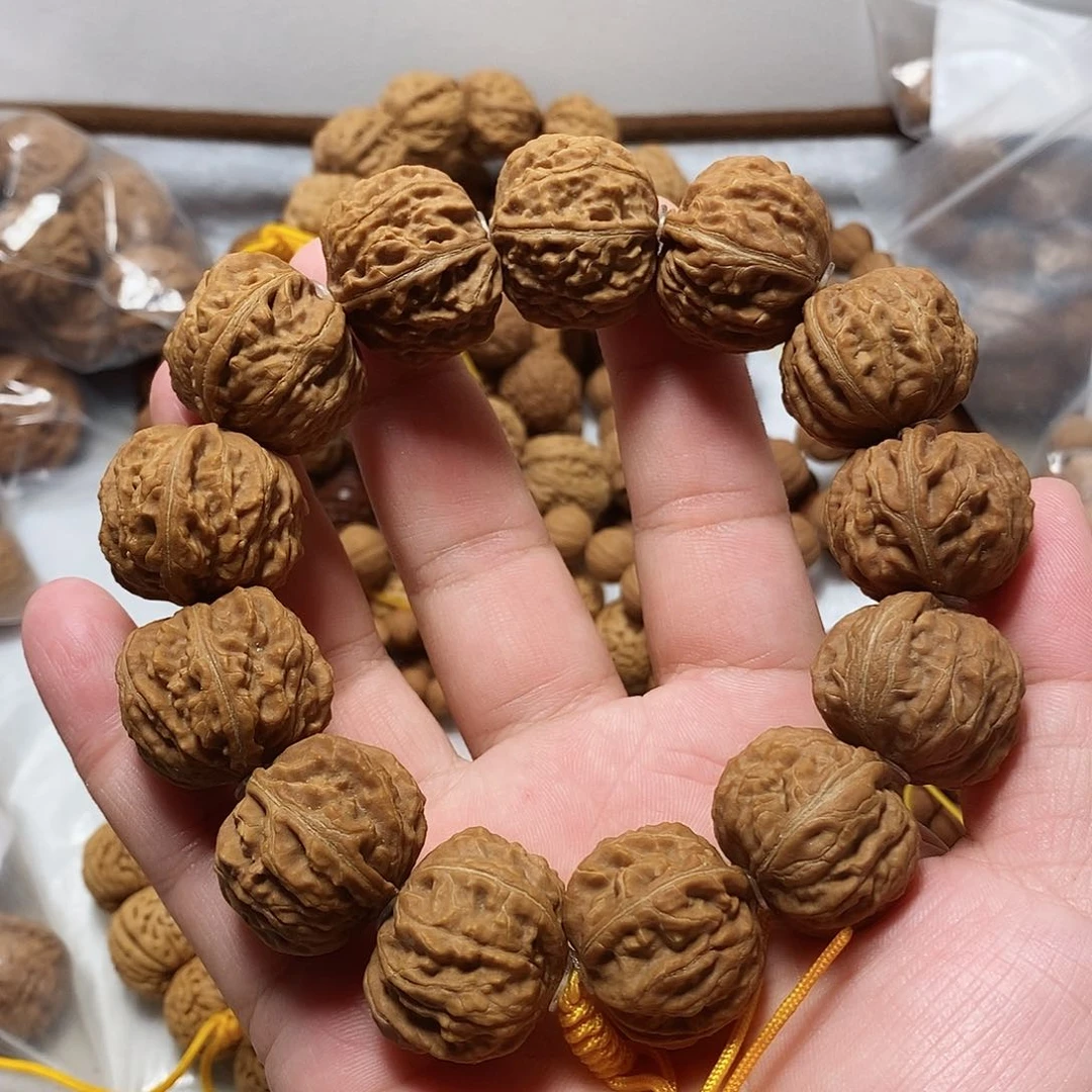 核桃手串/手链W*肌肉纹磨盘单圈