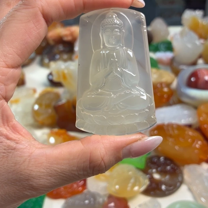 未镶嵌吊坠(不含链)玛瑙/玉髓