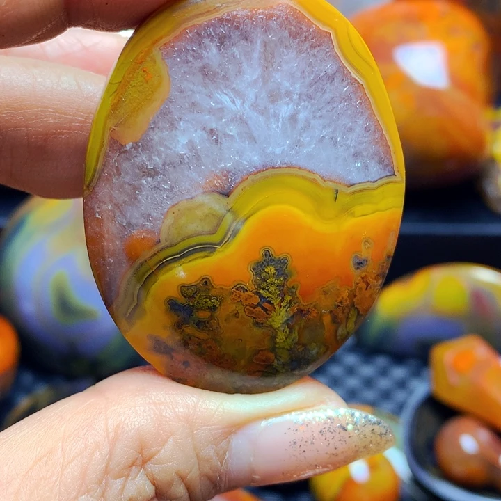 玛瑙/玉髓合金颈饰